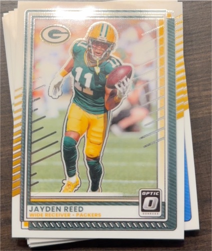 2025 Panini Donruss Optic #41 Jayden Reed — front