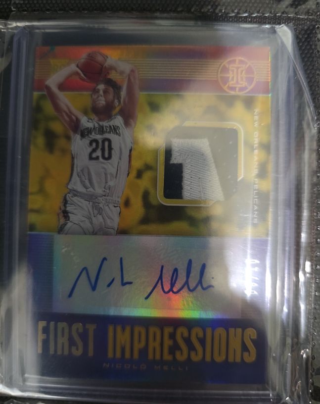 2019-20 Panini Illusions First Impressions Nicolo Melli — front
