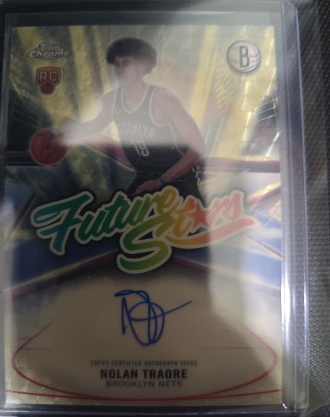 2025-26 Topps Chrome #FS-NT Nolan Traore Future Stars Autographs — front