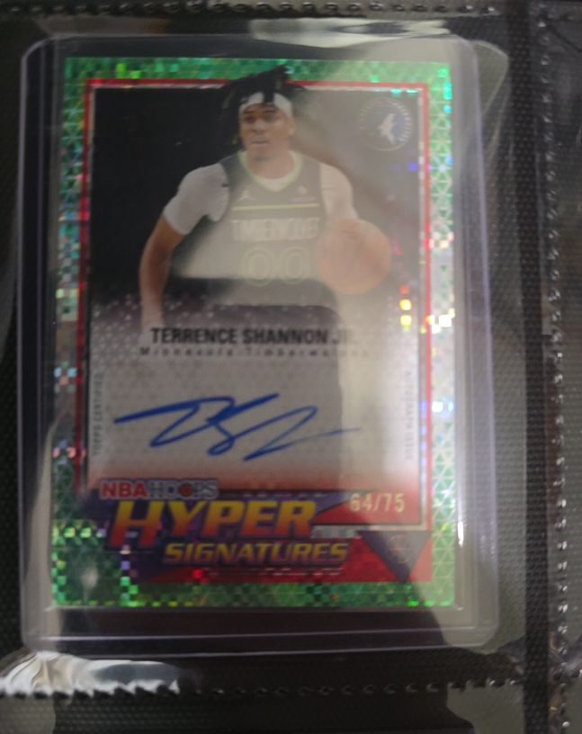 2025-26 Topps Hoops Hyper Signature #64/75 Terrence Shannon Jr. — front