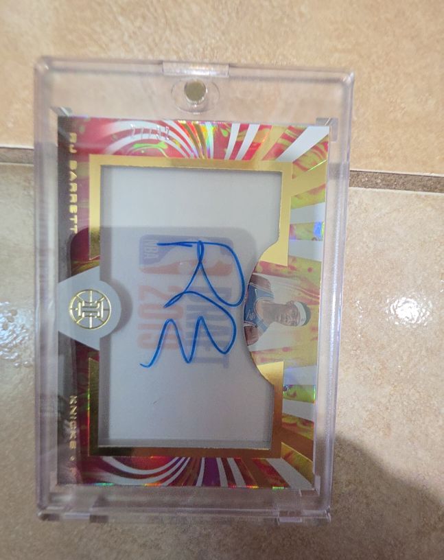 2019-20 Panini Illusions #32 RJ Barrett Rookie Autograph Draft Signatures — front