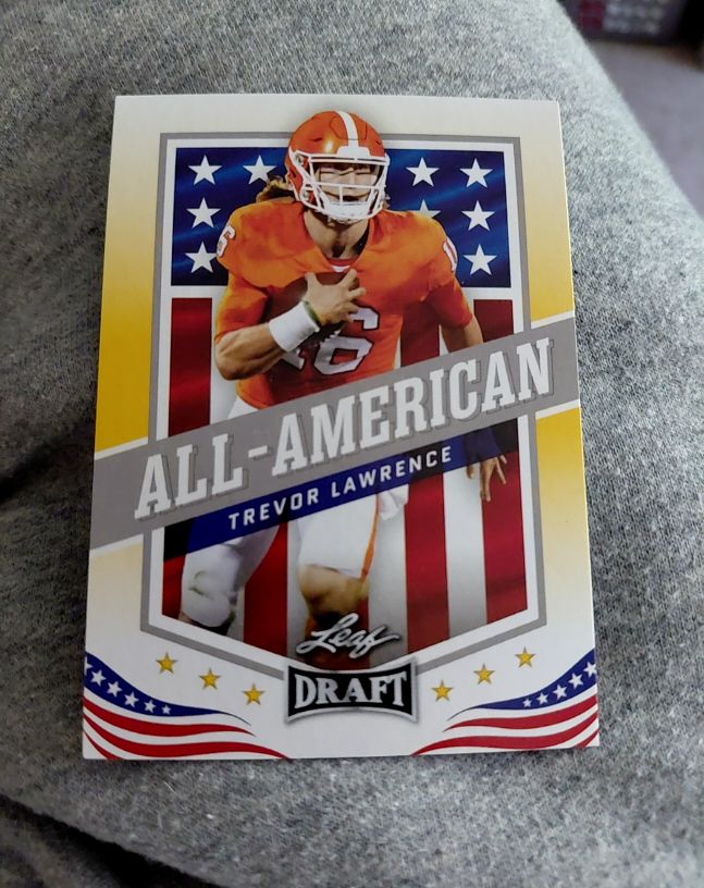 2021 Leaf Draft All-American #50 Trevor Lawrence — front