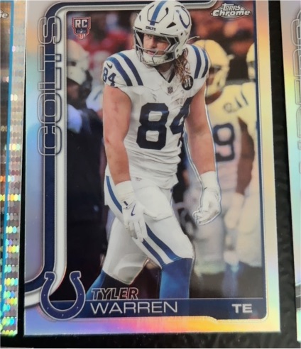 2025 Topps Chrome #346 Tyler Warren — front