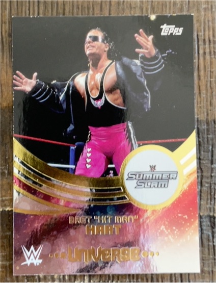 2025 Topps WWE Universe #273 Bret "Hit Man" Hart SummerSlam — front