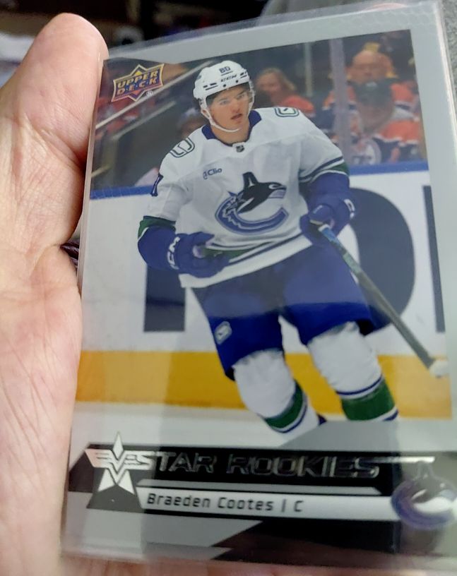 2025-26 Upper Deck Star Rookies #20 Braeden Cootes — front