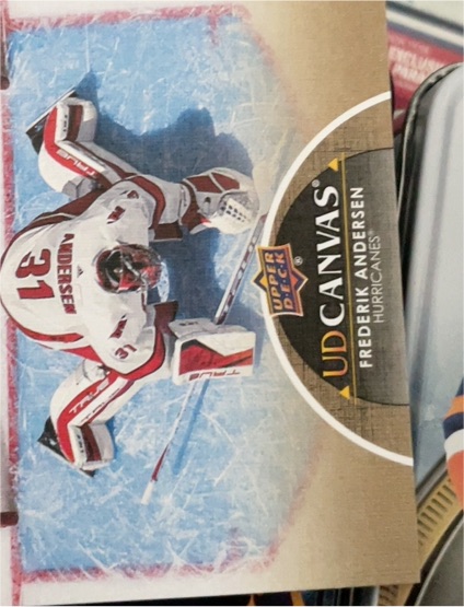 2021-22 Upper Deck Extended Series UD Canvas #C284 Frederik Andersen — front