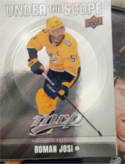 2024-25 Upper Deck MVP #US-3 Roman Josi Under the Scope — front