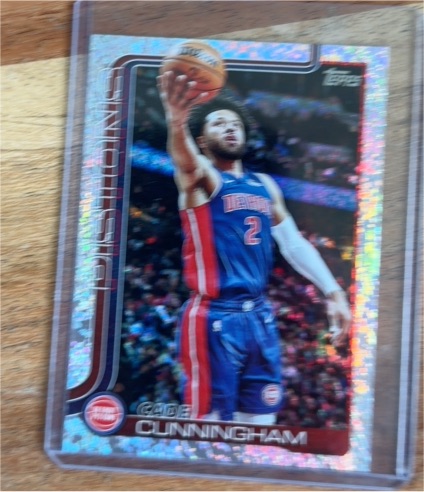 2025-26 Topps #40 Cade Cunningham — front