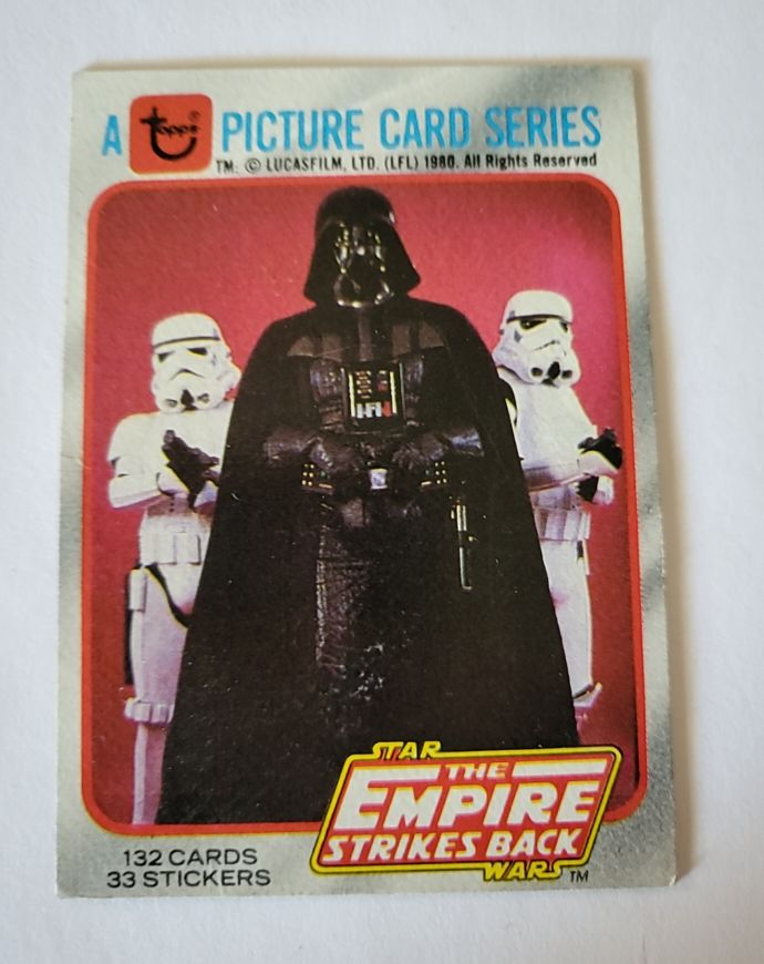 1980 Topps Star Wars Empire Strikes Back #1 Darth Vader — front
