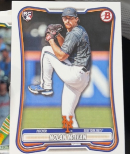 2026 Bowman #85 Nolan McLean — front
