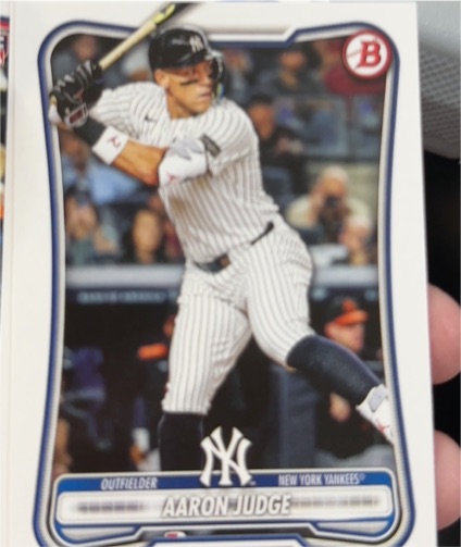 2026 Bowman #1 Aaron Judge — front