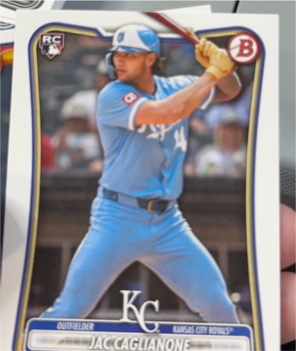 2026 Bowman #75 Jac Caglianone — front