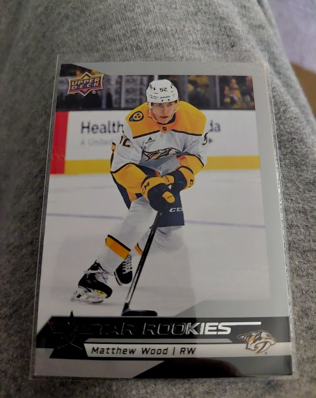 2025-26 Upper Deck Star Rookies #16 Matthew Wood — front