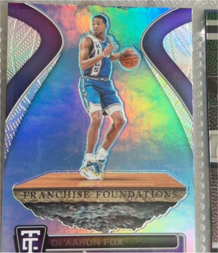 2024-25 Panini Totally Certified #17 De'Aaron Fox Franchise Foundations Mirror — front
