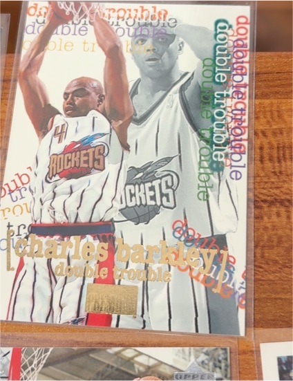 1996-97 Skybox Premium #260 Charles Barkley Double Trouble Houston Rockets — front