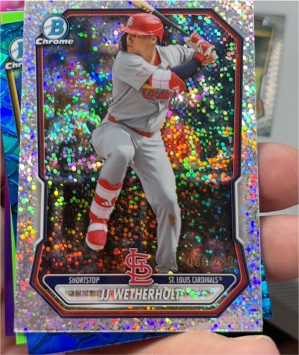 2025 Bowman Chrome #BCP-241 JJ Wetherholt — front