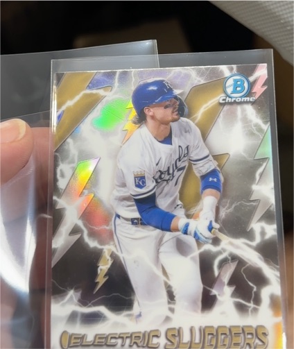 2026 Bowman Chrome #ES-19 Bobby Witt Jr. Electric Sluggers — front