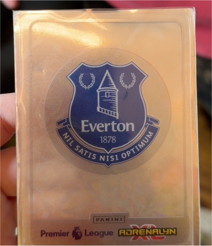 2024 Panini Adrenalyn XL Premier League #226 Everton Crystal Crest — front