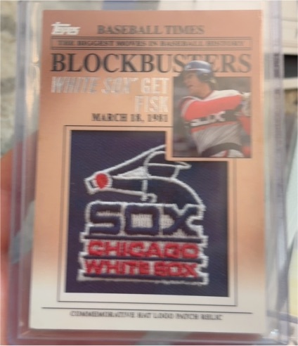 2012 Topps Update Blockbusters #BP-18 Carlton Fisk — front