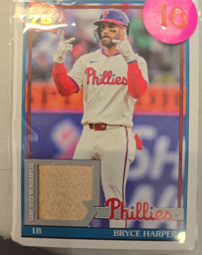 2026 Topps Series 1 1991 Relic #91R-BH Bryce Harper — front