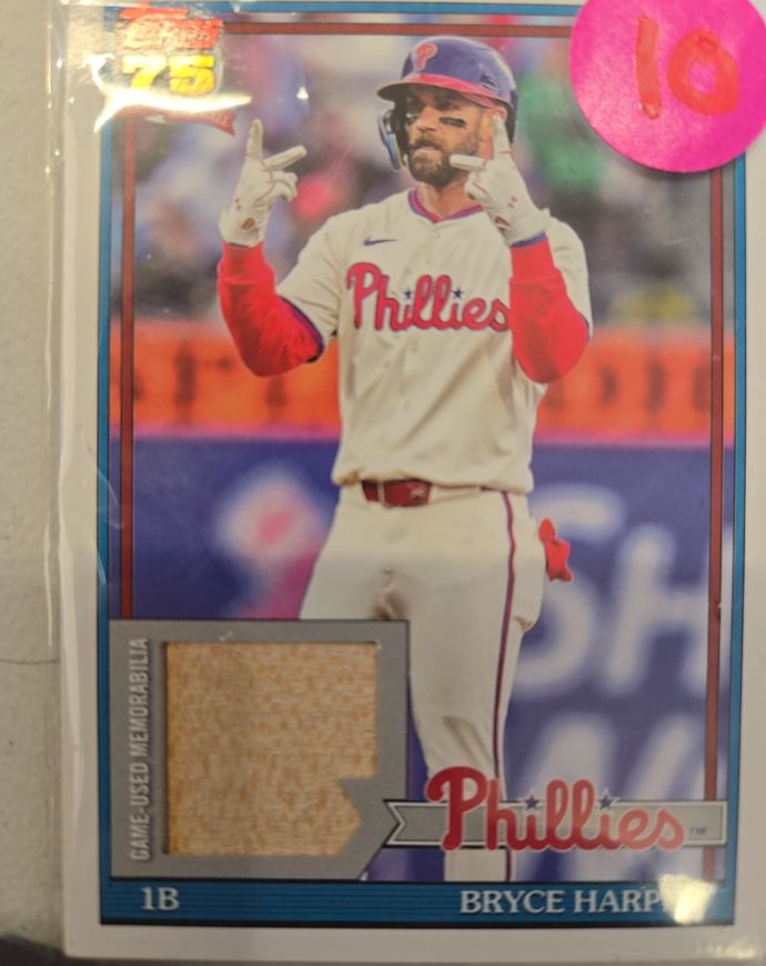 2026 Topps Series 1 1991 Relics #91R-BH Bryce Harper — front