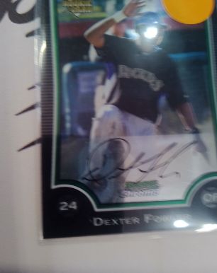 2009 Bowman #199 Dexter Fowler Rookie Colorado Rockies — front