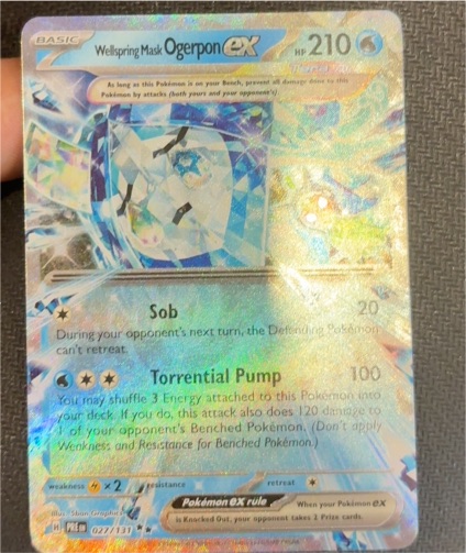 2025 Pokémon SV: Prismatic Evolutions #027 Wellspring Mask Ogerpon ex — front