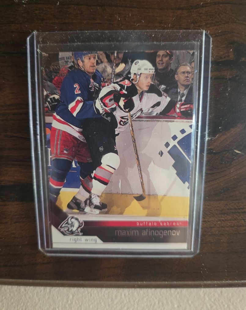 2001 Victory #61 Maxim Afinogenov — front