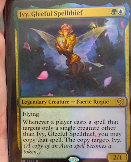 2022 Magic: The Gathering #201 Ivy, Gleeful Spellthief — front