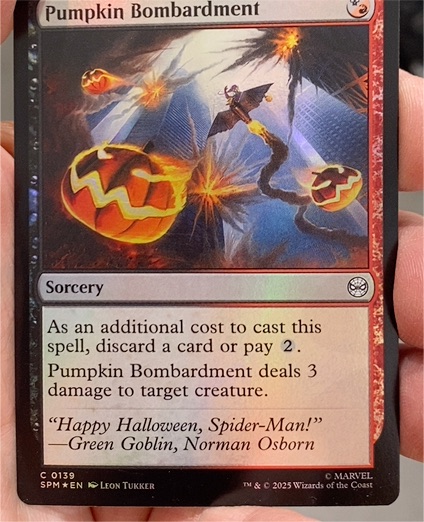 2025 Marvel's Spider-Man #139 Pumpkin Bombardment — front