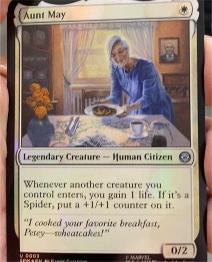 2023 MTG Marvel's Spider-Man #3 Aunt May — front