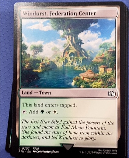 2025 Magic: The Gathering Final Fantasy #0292 Windurst, Federation Center — front