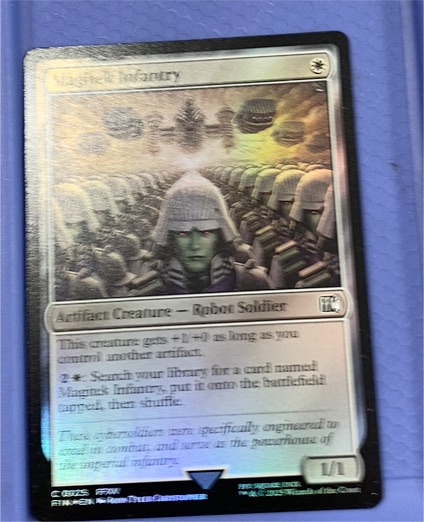 2025 Magic: The Gathering Final Fantasy #25 Magitek Infantry — front