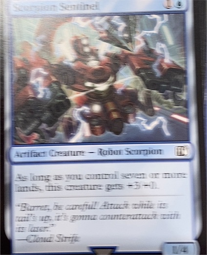 2023 Magic: The Gathering Final Fantasy #72 Scorpion Sentinel — front