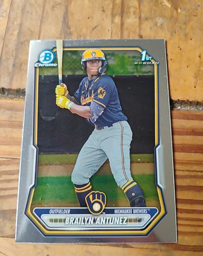 2026 Bowman Chrome #BCP-41 Brailyn Antunez — front
