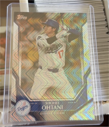 2026 Topps Collector's Kit #MLB-1 Shohei Ohtani Wave Parallel Dodgers — front