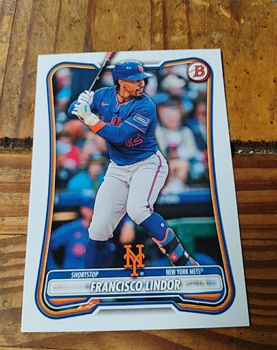 2026 Bowman #17 Francisco Lindor — front