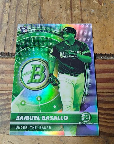 2026 Bowman Chrome #UR-16 Samuel Basallo Under the Radar — front