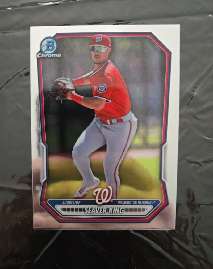 2026 Bowman Chrome Prospects #BCP-129 Seaver King — front