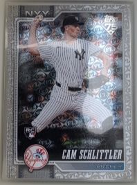 2026 Topps Series 1 #111 Cam Schlittler — front