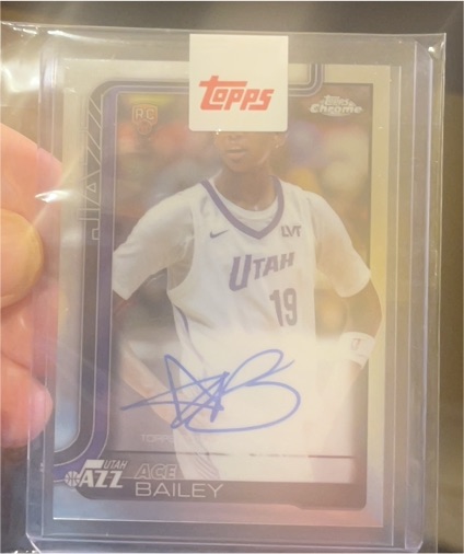 2025-26 Topps Chrome #TCAR-AB Ace Bailey — front