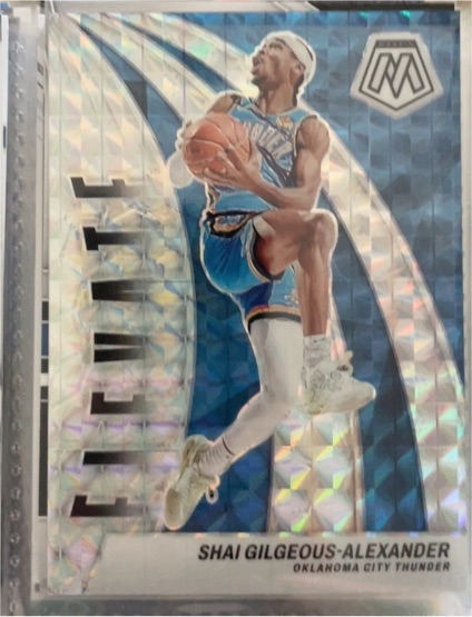 2023-24 Panini Mosaic Elevate #7 Shai Gilgeous-Alexander — front