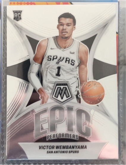 2023-24 Panini Mosaic Epic Performers #12 Victor Wembanyama — front