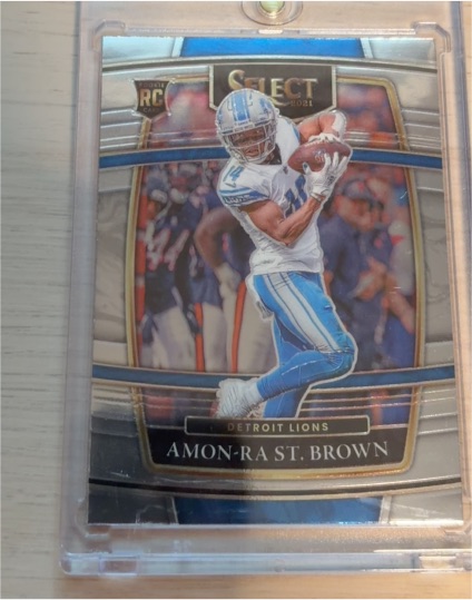 2021 Panini Select #73 Amon-Ra St. Brown — front