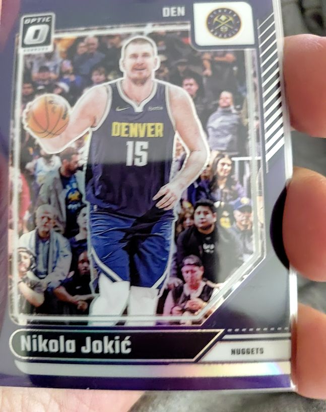 2024-25 Panini Donruss Optic #100 Nikola Jokić Purple Prizm — front