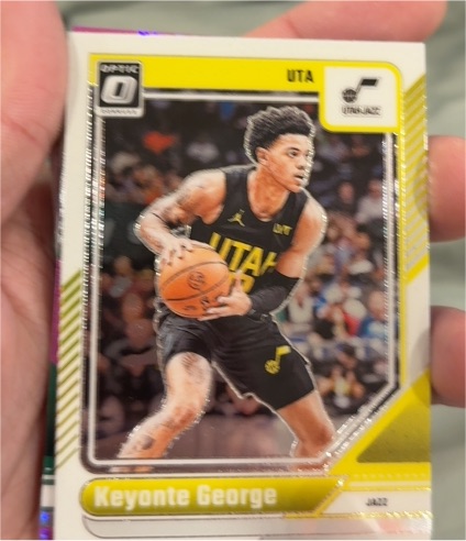 2024-25 Panini Donruss Optic #174 Keyonte George — front