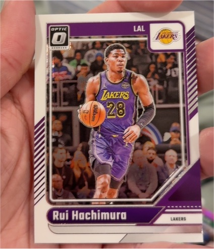 2024-25 Panini Donruss Optic #18 Rui Hachimura — front