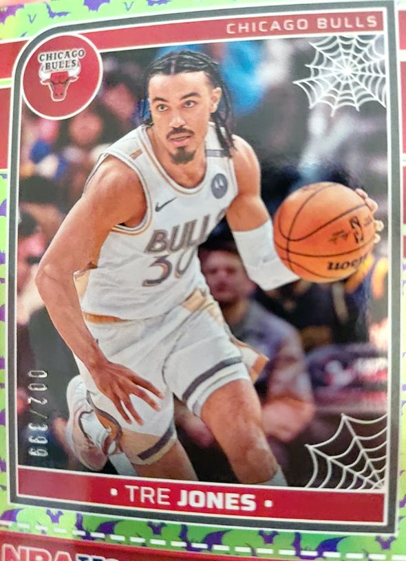 2024-25 Panini Haunted Hoops #23 Tre Jones — front