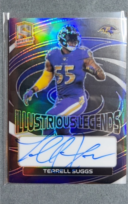2023 Panini Spectra Illustrious Legends #IL-TS Terrell Suggs — front