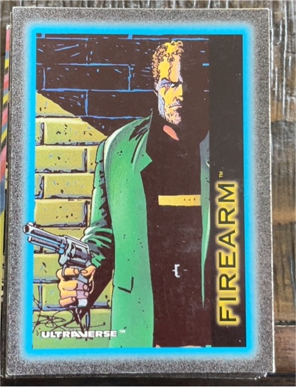 1993 SkyBox Ultraverse #13 Firearm — front